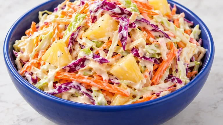 Ensalada Cremosa de Col y Zanahoria