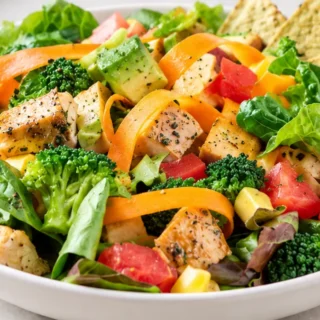Ensalada de Pollo Jugosa y Fresca
