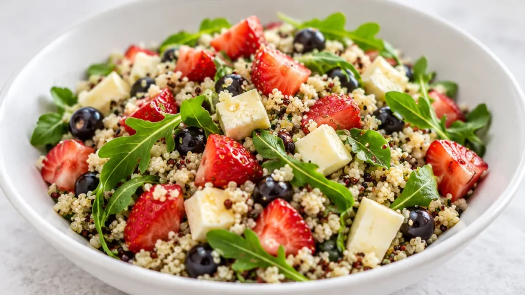 Ensalada de Quinoa Mediterránea Fresca