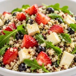 Ensalada de Quinoa Mediterránea Fresca