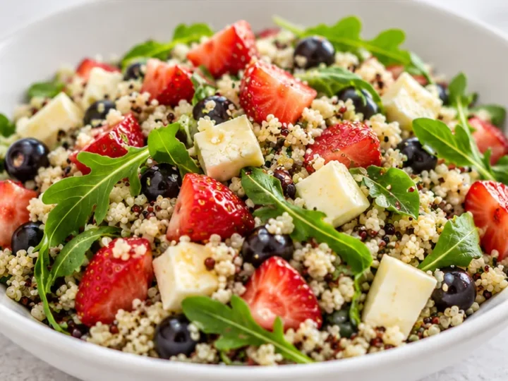 Ensalada de Quinoa Mediterránea Fresca