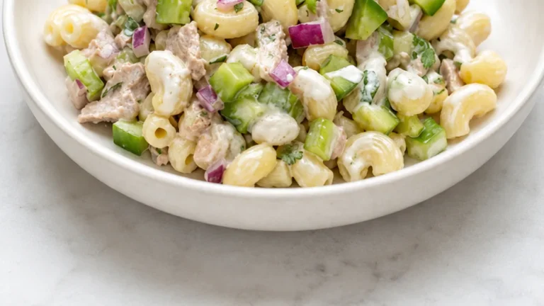 Ensalada Fresca de Pasta y Atún