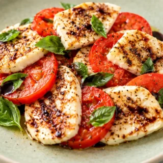 Ensalada Fresca de Queso y Tomate