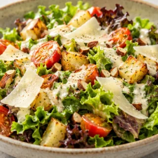 Ensalada de Jitomates Rostizados: ¡Explosión de Sabor! - ensalada rostizada - Ensalada rostizada: prepara esta versión única con jitomates cherry y papas, adere