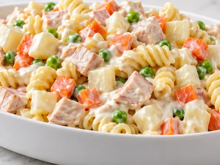 Ensalada Rusa con Pasta: Cremosa y Deliciosa en Minutos!