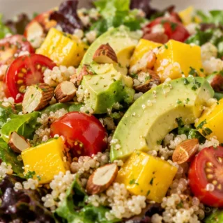 Ensalada Tropical de Quinoa y Mango
