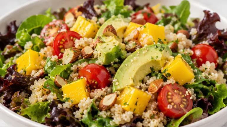 Ensalada Tropical de Quinoa y Mango