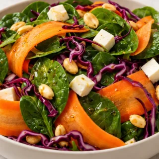 Ensalada Vibrante de Espinacas y Zanahoria