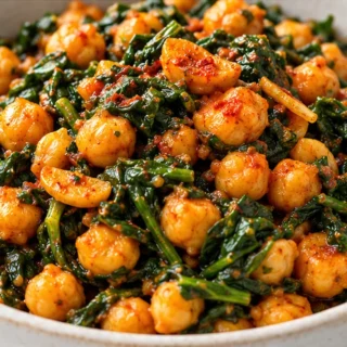 Espinacas con Garbanzos: ¡Sabor Sorprendente!
