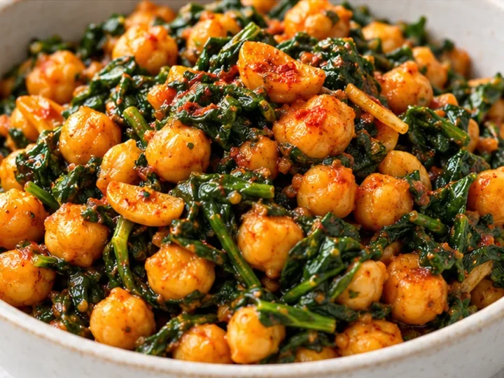 Espinacas con Garbanzos: ¡Sabor Sorprendente!