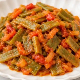 Judías Verdes con Tomate: ¡Saludable y Fácil! - judías verdes con cebolla