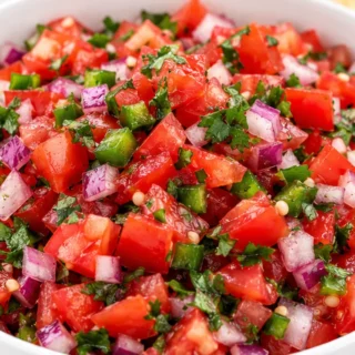 Pico de Gallo Fresco: ¡Explosión de Sabor!