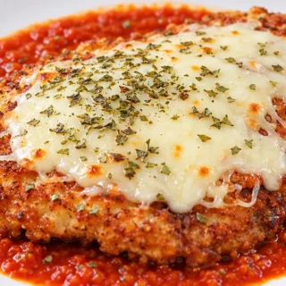 Pollo a la Parmesana: Crujiente y Jugoso