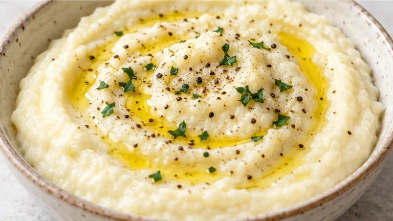 Puré de Coliflor: Cremoso, Ligero y Lleno de Sabor